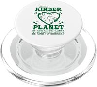 Create a Kinder Planet Kindness Aesthetic Trendy Retro PopSockets PopGrip for MagSafe