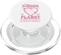 Create a Kinder Planet Kindness Retro PopSockets PopGrip for MagSafe