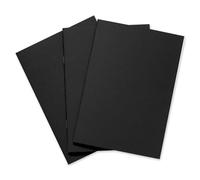 Create A5 Graduate Black Sketching Pad - 40-Sheet Soft Cover, Staple-Bound Sketchbook - 165gsm White Cartridge Paper for Pencil, Pastel, Ink and More (Pack of 3)