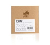 Create A6 Graduate Kraft Sketchbook - 40-Sheet Soft Cover, Staple-Bound Sketch Book - 165gsm White Cartridge Paper Drawing Pad for Pencil, Pastel, Ink and More