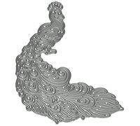 Create and Craft Tattered Lace Metal Die Peacock, Acrylic, Multicolour, 11.93x17.27x0.5 cm