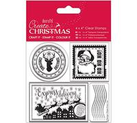 Create Christmas Clear Stamps, 4 Inches x 4 Inches