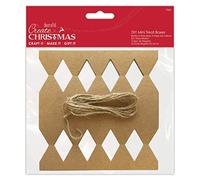 Create Christmas DIY Mini Treat Gift Boxes 10 Pack, Natural, Sweet Box, Bag Alternative, Treats, Small Gift Box, Jewellery, For Gifts, Presents, Favours, Plain To Make Personalised