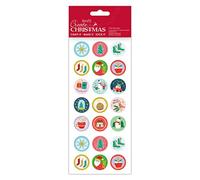 Create Christmas Foil Stickers - Cute Circles