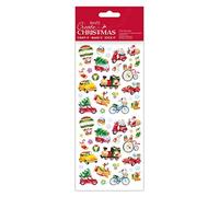 Create Christmas Foil Stickers - Gift Delivery