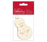 Create Christmas Gift Tags, Wooden, One Size