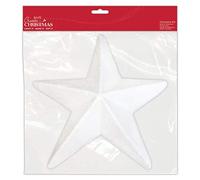 Create Christmas Make Your Own Polystyrene Star, Decorations 27cm, For Adult And Kids Christmas Craft Decoration, DIY Art