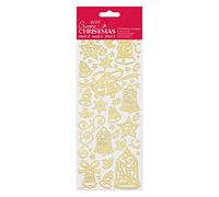 Create Christmas Outline Stickers, Gold, One Size