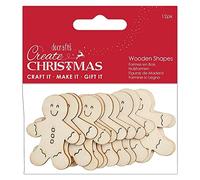 Create Christmas Wooden Shapes, Natural, PMA 174578