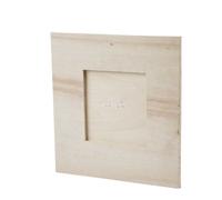 Create Crafts 100263 Creativ 1-Piece 16 x 16 cm 8 x 8 cm Plywood Picture Frame Picture Size