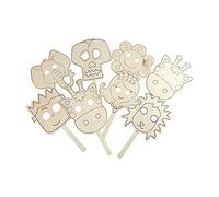 Create Crafts Create Craft - Wooden Masks 22x35cm 16 Asst. Plywood