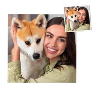 Create Custom 5D Diamond Painting - Full Round Drill DIY Kit from Your Private Photo, Perfect for Home Decor(7.87x11.8inch/20x30cm)