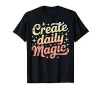 Create Daily Magic Paintbrush Inspirational T-Shirt