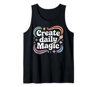 Create Daily Magic Paintbrush Inspirational Tank Top
