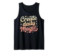 Create Daily Magic Paintbrush Inspirational Tank Top