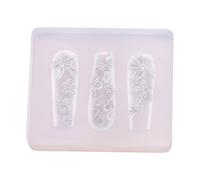 Create elegant nail patterns with practical silicone mould, reusable