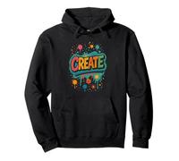 Create Graffiti Paint Splatter Pullover Hoodie