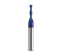 Create idea 1/8" Upcut Spiral Router Bit 1/4 inch Shank Solid Carbide with Blue Nano Coated for Wood Carving Engraving