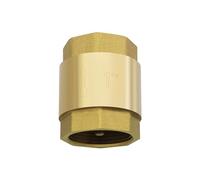 Create idea 1 Inch Check Valve Brass Vertical Check Valve Non Return Check Valve Check Control Valve for Pump Fountain Washing Machine Garden Rain Butts Barrel