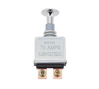 Create idea 1 Pc 75 Amps Heavy Duty Push-Pull Switch 2 Terminal 6-28 Volts DC On/Off Switch for Cars Heavy Duty Trucks Buses ATV RV Boats Silver