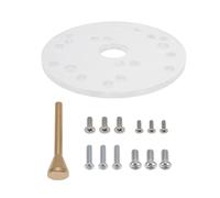 Create idea 1 Set Acrylic Router Base Plate with Centering Pin Screws for Universal Woodworking Trimming