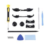 Create idea 1 Set Game Console Replacement RB LB Button Bumpers Thumbsticks Compatible with Xbox Series X, S Controller (Model 1914) Black