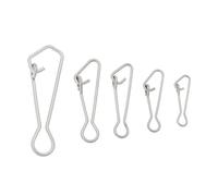Create idea 100Pcs Fishing Swivels Snap Links Sea Fishing Swivel Connection Buckle Fishing Swivels for Freshwater Sea Fishing(16mm 20mm 24mm 28mm 36mm)