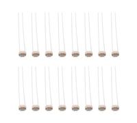 Create idea 100Pcs LDR5528/GL5528 5mm 1 Ohm Photoresistance LDR Resistor 5528 Photo Light Sensitive Resistor Light Dependent Resistors 150V 100mw