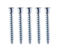 Create idea 100PCS M6x50mm Hex Socket Countersunk Head Self Tapping Connecting Screws Allen Flat Head Furniture Confirmat Screws Carbon Steel Zinc Plated