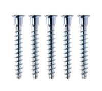Create idea 100PCS M7x50mm Hex Socket Countersunk Head Self Tapping Connecting Screws Allen Flat Head Furniture Confirmat Screws Carbon Steel Zinc Plated