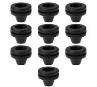 Create idea 10pcs 14mm Rubber Grommet Mounts Conical for Cable Wire Protection