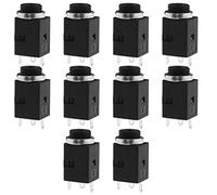 Create idea 10Pcs 3.5mm 3 Pole Stereo Jack Socket 3 Pin Female Panel Mount Connector Accessories for Household Appliances Televisions Stereo Systems stereo systems