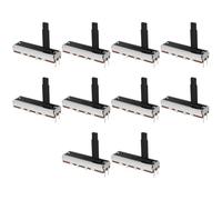 Create idea 10Pcs 3pin Straight Single Linear Slide Potentiometer B100K for Adjust TV Speakers Mixer 35x20mm