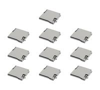 Create idea 10pcs 9pin Micro SD Card Slot Connectors 15 * 14 * 1.8mm TF Card Deck for Development Boards Players