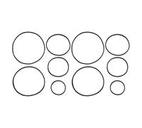 Create idea 10Pcs Aquarium Plant Rings EVA Round Fish Feeding Rings Fish Tank Plant Ring 20cm/17cm/14cm/11cm/8cm Round Aquarium Feeding Ring, Black