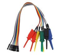 Create idea 10PCS Logic Analyzer Test Hook Clip Grabber Jumper Wires & Interface Pins SOIC IC Test Hook Clip Jumper for Precision Circuit Testing/Power Supply Testing