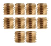 Create idea 10PCS M10 Male to M6 Female Thread Adapter Brass Reducer 10 mm for Tripod Camera Mount Light Stand Mechanical