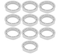 Create idea 10pcs M32x1.5mm Nylon Full Nuts 41mm Hexagon for Tap Faucet Mounting Gray