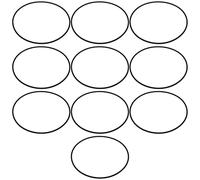 Create idea 10Pcs Microphone Rubber Ring Replacement Shock Mount Rubber Bands Universal Elastic Bands Accessories for Recording Studio Music Training Art organization