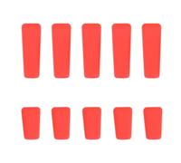 Create idea 10Pcs RC Transmitter Anti-slip Switch Cover Remote Control Switch Protection Sleeve Lever Cap Compatible with Futaba Compatible with FrSky Red (5x Long 5x Short)