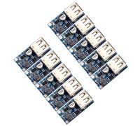 Create idea 10pcs Step-up Module 0.9V-5V to USB 5V DC-DC Boost Converter Module Booster Circuit Step-up Voltage Regulator Power Supply Module
