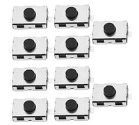 Create idea 10PCS Tactile Micro Switch Push Button Switch for Car Remote Control Key 2 Pin Surface Mount Switch Automotive Replacement Accessories 4x6x2.5mm