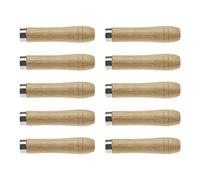 Create idea 10x Wooden File Handle for Garage Woodworking Carpenter Tool Maintenance -9cm Length (4mm Hole)