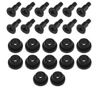 Create idea 12 Sets 2.5 Inches Hard Drive Screw with Rubber Washer Kit Hard Drive Shock Absorbing Screw Shock Absorption Screw for 2.5 Inches HDD SSD Computer Cases