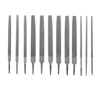 Create idea 12Pcs Engineers Files 8Inch Assorted Kit, Bastard 2nd Cut Smooth Round Half Round Triangular Flat File