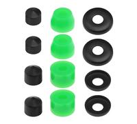 Create idea 12Pcs Long-board Truck Bushings Rebuild Kit 90A PU Shock Absorber Mounts Shock Pads Longboards Skateboards Bridge Pads Bushings Washers Pivot Cups
