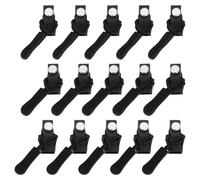 Create idea 15PCS Zipper Repairer Zipper Maintenance Tool for Backpacks Clothes Suitcases S M L Suitable for Zipper with Zipper Teeth Closure Width 3-10mm Black