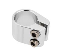 Create idea 1pc 1" Bike Seat Post Clamp 25.4mm Aluminium Alloy Seat Post Collar Seat Post Clip Seat Tube Clip for MTB Road Bike Mountain Bike Folded Bicycle Silver