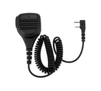 Create idea 1pc 2-Pin Walkie-Talkie Handheld Speaker Microphone Compatible with Bftech Radio MC301 with 3.5mm Headphone Jack Handheld Transceiver Speaker Microphone