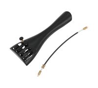 Create idea 1pc 3/4 4/4 Violin Tailpiece Tuners Aluminum Alloy Tuning Violin Tail 4 Fine Tuners Violin Tailpiece Violin AccessoryBlack